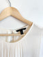 Banana Republic Tiered Mini Dress in White (Size L)