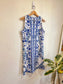 Banana Republic Blue Floral Sleeveless Shift Dress NWT (Size 8)